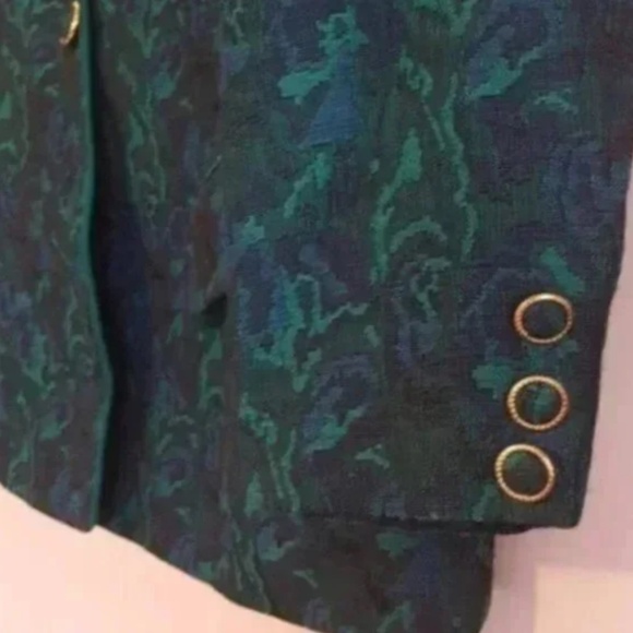 Vintage jacquard blazer d’oraz - Picture 2 of 2